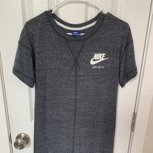 NIKE Woman's Gray Tennis Shirt Dress